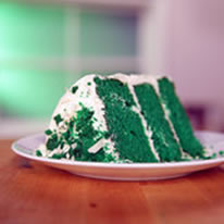 Green Velvet Cake